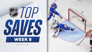 NHL Best Saves of Week 8  202425 Highlights [upl. by Beasley]