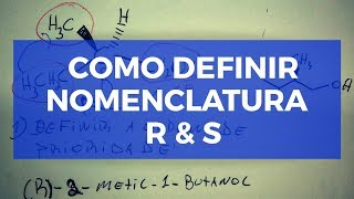 Determinando a configuração absoluta RS de uma molécula assimétrica [upl. by Eiuqnom]