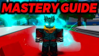 How To Farm Mastery In Roblox Heroes Battlegrounds Tutorial [upl. by Aiyekal341]