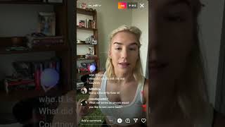 Courtney Miller Instagram Live 082222 [upl. by Arin]