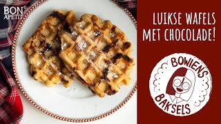 Luikse wafels met chocolade [upl. by Ellon651]