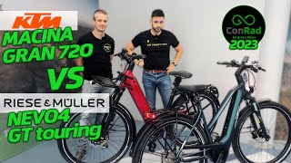 Riese amp Müller Nevo4GT touring VS KTM Macina Gran 720 [upl. by Nnodnarb]