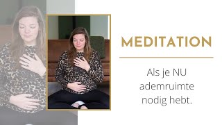 ADEM Christelijke Meditatie voor als je er DOOR HEEN zit en NU ademruimte nodig hebt bij GOD [upl. by Naihtsirc]