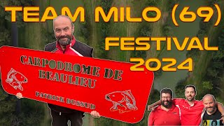 FESTIVAL MILO 69 ETANG DE BEAULIEU CARPE AU COUP en CARPODROME carpfishing polefishing milo [upl. by Marabelle573]