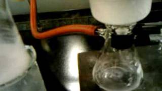 filtering purified product Phenacetin amide synthesis3gp [upl. by Norvan95]