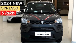 Mini SUV Maruti Suzuki SPresso VXI Plus Black Colour  Full Detailed Review [upl. by Ziguard]