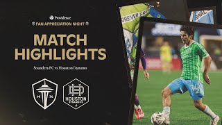 HIGHLIGHTS Seattle Sounders FC vs Houston Dynamo FC  September 28 2024 [upl. by Shadow]