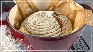 Brot im Topf backen mit einmaliger Soft Kruste [upl. by Jerrine]