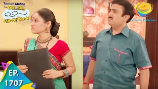 Taarak Mehta Ka Ooltah Chashmah  Episode 1707  Full Episode [upl. by Ayihsa]