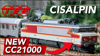 Paris to Milan on the TEE Cisalpin  N Scale [upl. by Nolyar]