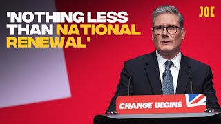 FULL SPEECH Keir Starmer pledges to take on farright and change Britain at Labour conference [upl. by Alvar]