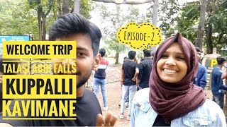 Welcome trip  Talasi abbi waterfalls  Kuppalli kavimane malayalam travel vlog  mallu traveler [upl. by Ailefo]