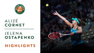 Alizé Cornet vs Jelena Ostapenko  Round 2 Highlights I RolandGarros 2022 [upl. by Noach]