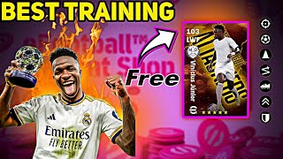 5000 eFootball point Vinicius Junior কিভাবে নিবেন And Best Training Guide 102 🥶💥  eFootball 2025 [upl. by Mirelle]