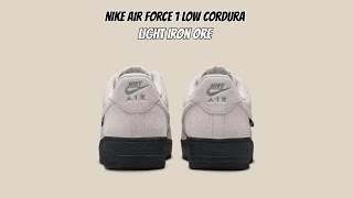 Nike Air Force 1 Low Cordura Light Iron Ore [upl. by Marih]