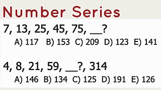 NUMBER SERIES  Numerical Reasoning Test AFPSAT CSE UPCAT PMA LET [upl. by Hijoung]