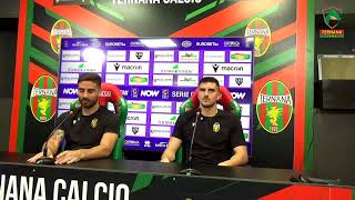 TERNANA PRE DERBY CONFERENZA STAMPA CAPUANO E VANNUCCHI [upl. by Letnahs]