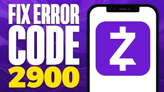 How To Fix Zelle Error Code 2900 UPDATE [upl. by Vassell105]