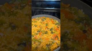 How to make Mexican rice 🌾 cooking mexicanfood cookingchannel food mexicanrecipes shorts [upl. by Neret824]