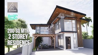 2 STOREY RESIDENCE DESIGNhousearchitecture interiordesign housedesign [upl. by Katuscha487]