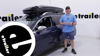 etrailer  Checking Out the Thule Motion 3 Low Profile Rooftop Cargo Box [upl. by Gluck]