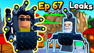 EPISODE 67 PART 4 UPDATE LEAKS Toilet Tower Defense [upl. by Josefa]