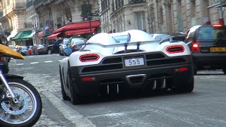 Koenigsegg Agera R in Paris  Sound [upl. by Yralih]