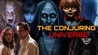 The Conjuring Universe in Chronological order  Horror Movies  Big Screen Love [upl. by Eniamat]