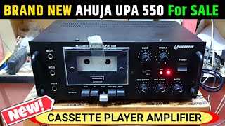 Unisound Upa 550 Cassette amplifier Unboxing and Review  Ahuja Upa 550 Cassette Amplifier For Sale [upl. by Aline]