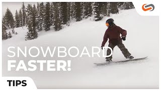 How to Snowboard Faster with SnowboardProCamp  SportRx [upl. by Nedroj]