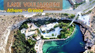 Lake Vouliagmeni Vouliagmenis  Athens  Greece Diversitygr greece athens vouliagmenis [upl. by Akeihsal]