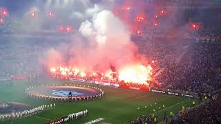 Marseille fans quotsmokingquot UEL final 2018 [upl. by Fiertz651]