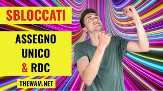 SBLOCCATI ASSEGNO UNICO TEMPORANEO E RDC 💶 [upl. by Nnylireg827]