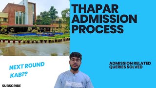 Thapar 2024 admission related queries [upl. by Ahseinek]