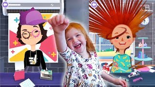 Adley App Reviews  Toca Hair Salon 3  Ultimate Hair Cuts [upl. by Eisej]