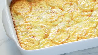 Cheesy Scalloped Potatoes Recipe  How to Make Scalloped Potatoes [upl. by Anirdnaxela]