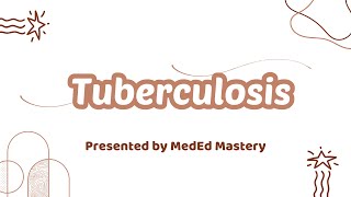 Tuberculosis part 2 Diagnosis Treatment and complications\ [upl. by Aivataj918]