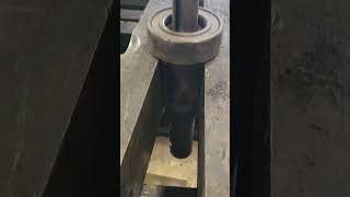 Press out bearing 150 ton press wwwgodingcom [upl. by Viridis]