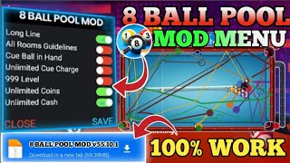 NEW UPDATE 8 BALL POOL MOD AIM HACK  MOD VERSION 55101 8 BALL POOL MOD MENU 2024 iosampandroid [upl. by Singleton]