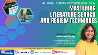 Mastering Literature Search and Review Techniques [upl. by Iaka]