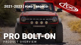 Addictive Desert Designs Ford Bronco Pro BoltOn Front Bumper [upl. by Areikahs]