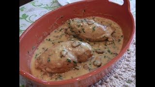 CHICKEN BREAST FILLETS WITH SPINACH AND FETA  STAVROS KITCHEN  GREEK CUISINE [upl. by Ursi]