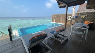 Emerald Faarufushi Maldives February 2023 Room tour water villa 329 and more [upl. by Shermie]