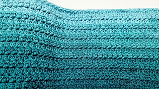 EASY Crochet Stitch For Blankets Scarfs and More  Pique Stitch [upl. by Codee749]