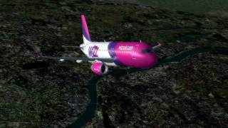 Wizzair  An FS2004 Movie [upl. by Guntar]