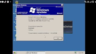 Windows AlphaBetas Build 905 Limbo Pc emulator [upl. by Ki708]