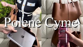 Polene Cyme in Camel Unboxing  what fits how I style it  review [upl. by Patrick]