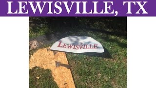 Lewisville Update  Storm Damage [upl. by Hadias456]