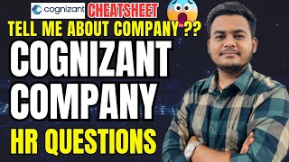 Cognizant Company Related Questions  Tell Me About Cognizant [upl. by Estis]