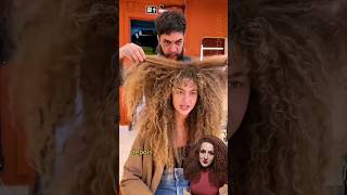 INCREÍBLE CAMBIO DE LOOK DE PELO RIZADO tips beauty reaction [upl. by Aihsena]